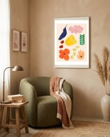 Summer Vibes II framed in a tender room thumbnail