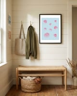 Jellyfish framed in a relaxed room thumbnail
