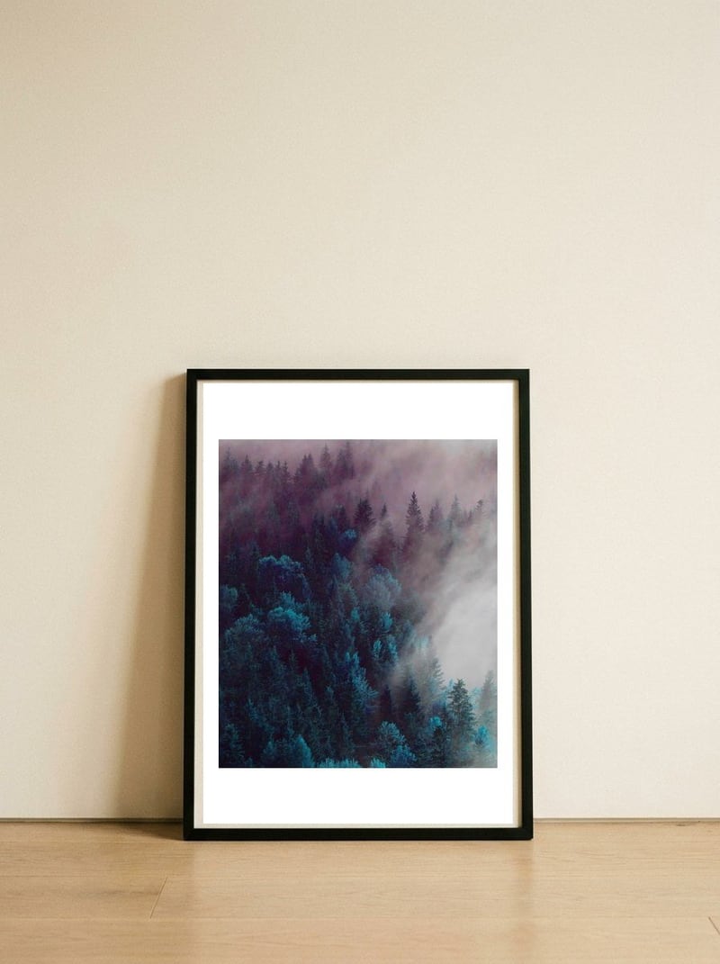Anywhere You Go — framed, leaning against the wall