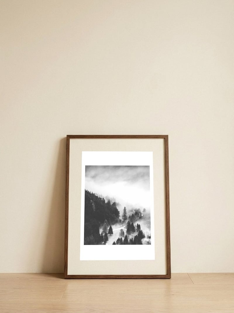 Valley Of Secrets — framed, leaning against the wall