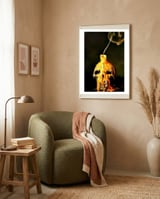 Spooky skull framed in a tender room thumbnail