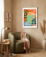 Flower Collector framed in a tender room thumbnail