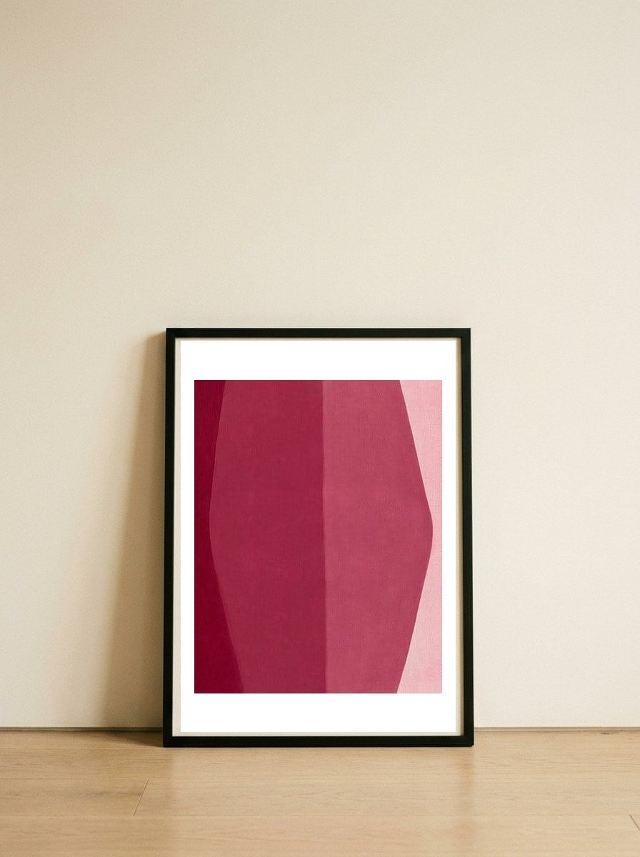 Boomerang 1 — framed, leaning against the wall