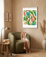 Not Enough Leaves framed in a tender room thumbnail