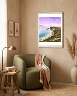 Beach Dream framed in a tender room thumbnail