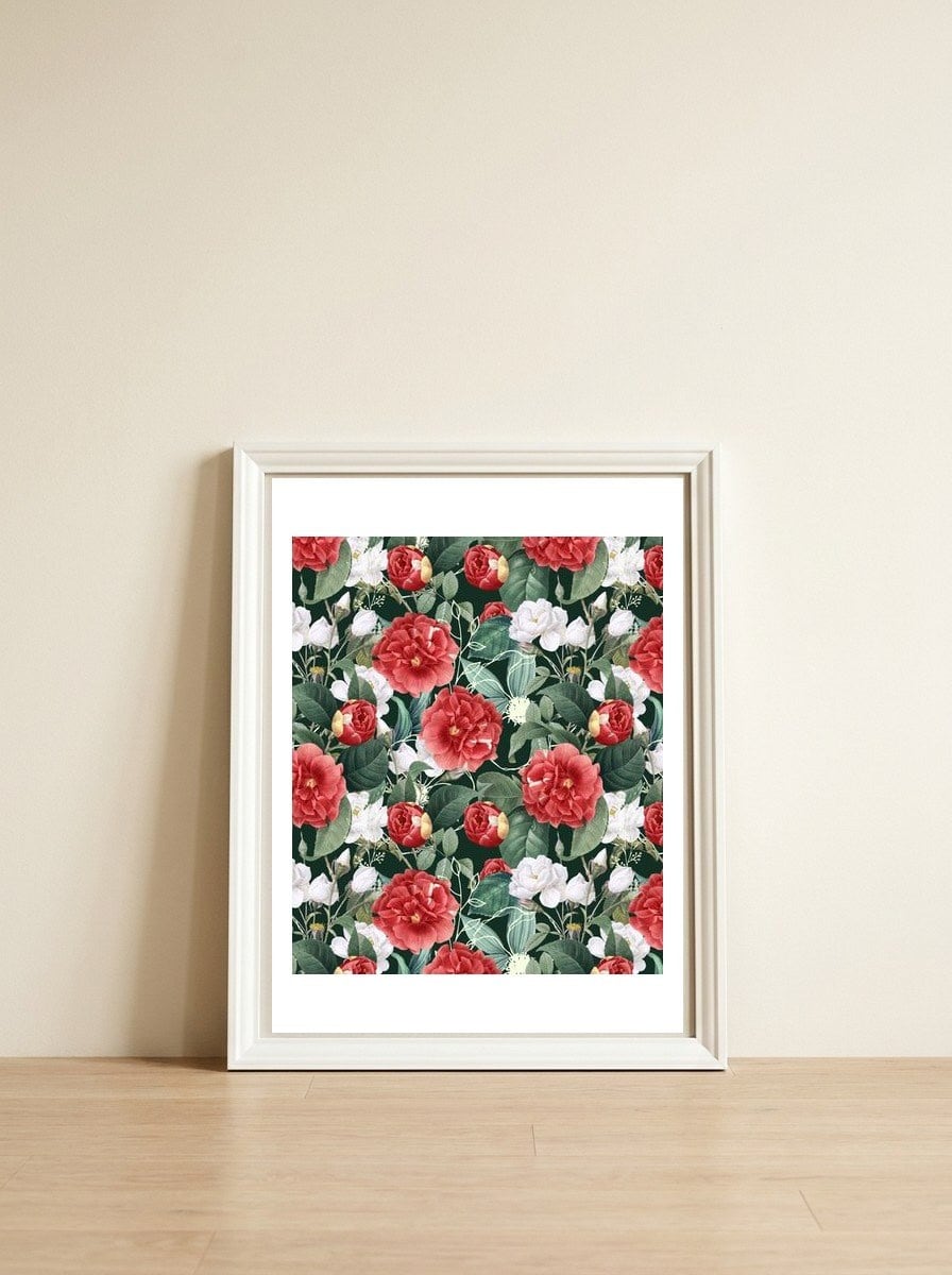 Botanical Wonder — framed, leaning against the wall