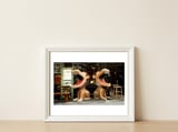 Thrift shop, New York. — framed, leaning against the wall thumbnail