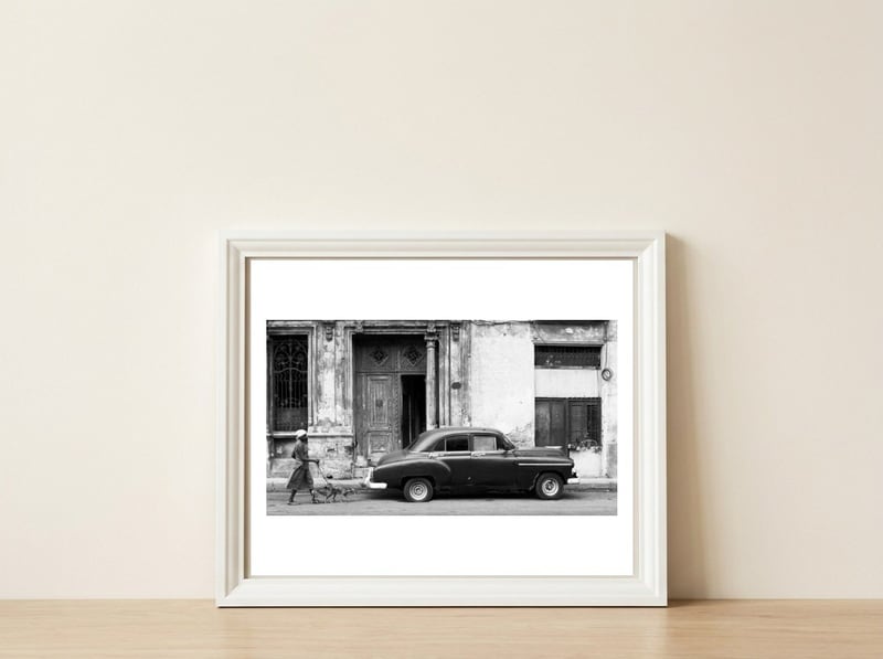Havana, Cuba — framed, leaning against the wall