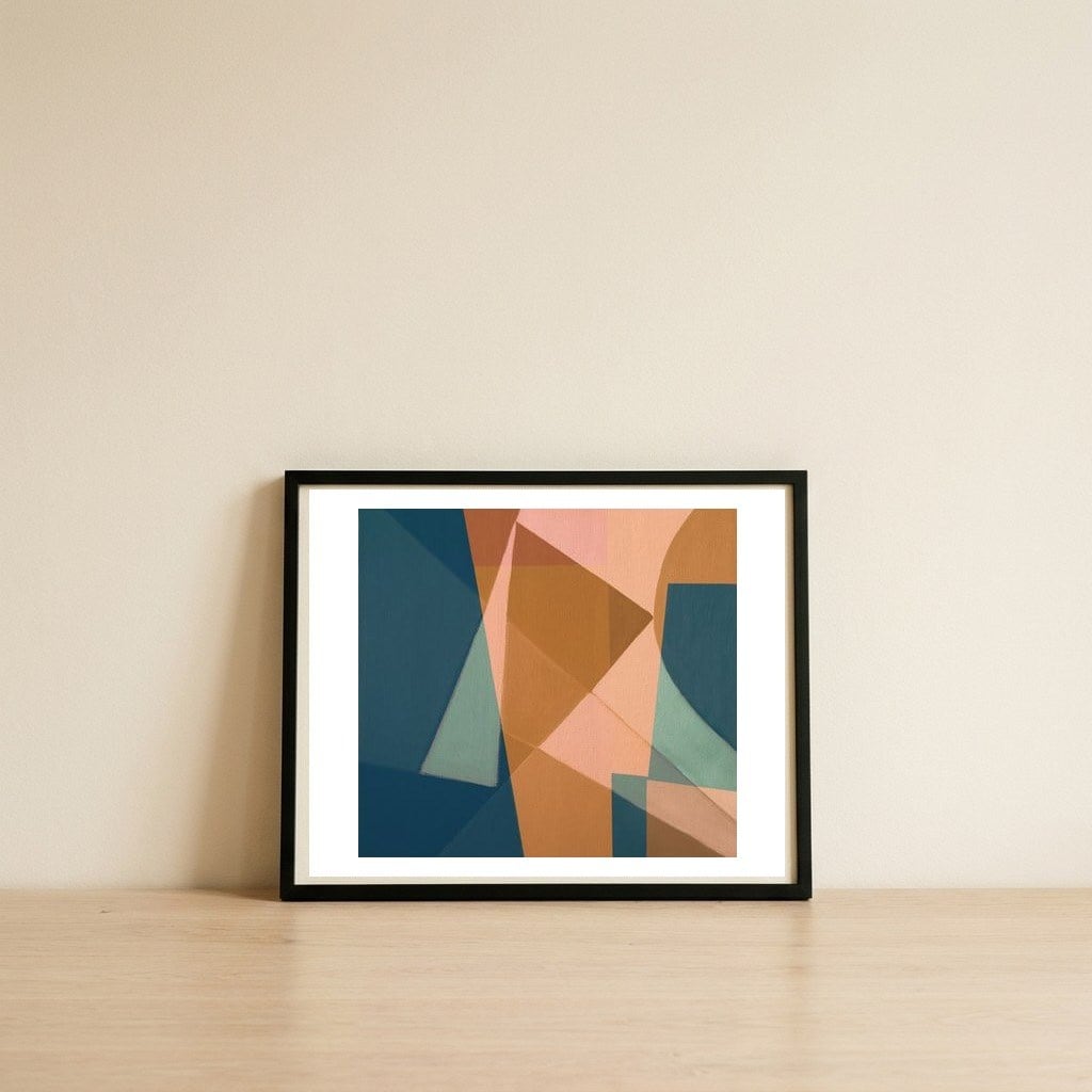 Plow — framed, leaning against the wall