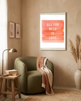  All You Need framed in a tender room thumbnail