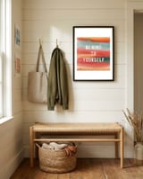 Be Kind To Yourself  framed in a relaxed room thumbnail