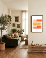 Choose Joy framed in a grounding room thumbnail