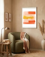 Choose Joy framed in a tender room thumbnail