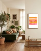 Here Comes The Sun  framed in a grounding room thumbnail