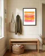 Here Comes The Sun  framed in a relaxed room thumbnail