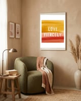 Fiercely framed in a tender room thumbnail