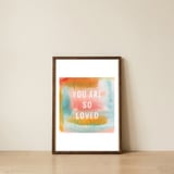So Loved  — framed, leaning against the wall thumbnail