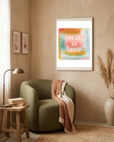 So Loved  framed in a tender room thumbnail