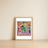 A WORLD OF DIFFERENT PEOPLE — framed, leaning against the wall thumbnail