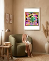 A WORLD OF DIFFERENT PEOPLE framed in a tender room thumbnail