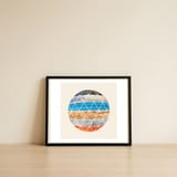 Eco Geodesic — framed, leaning against the wall thumbnail