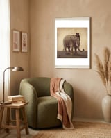 A Fine Vintage framed in a tender room thumbnail
