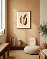 Three Feathers framed in a gentle room thumbnail