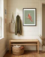 First Snow framed in a relaxed room thumbnail