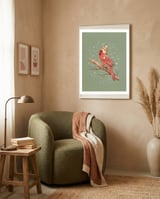 First Snow framed in a tender room thumbnail