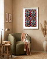 Garffiti 24 Tapiz B framed in a tender room thumbnail