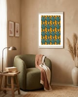 Garffiti 25 B B framed in a tender room thumbnail