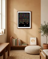 Fashionable Invaders framed in a gentle room thumbnail