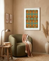 Garffiti 29 Tapiz B framed in a tender room thumbnail