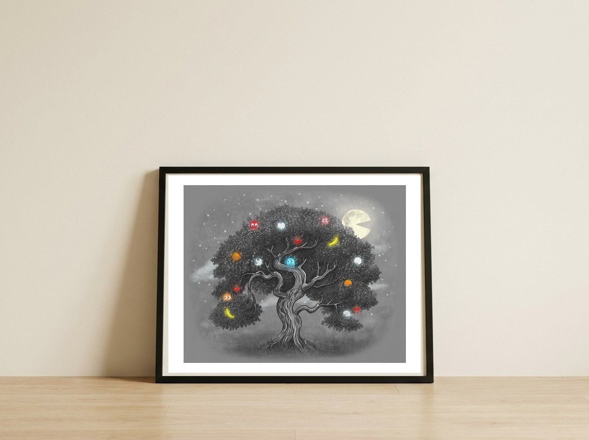 Midnight Snack — framed, leaning against the wall