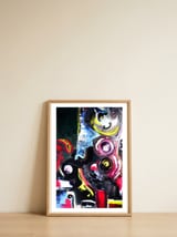 BIRD CAGE — framed, leaning against the wall thumbnail