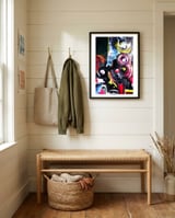 BIRD CAGE framed in a relaxed room thumbnail