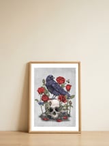 Memento Mori — framed, leaning against the wall thumbnail