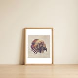 Eagle Chief — framed, leaning against the wall thumbnail