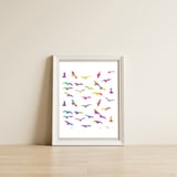 Wild & Free — framed, leaning against the wall thumbnail