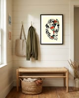 Motor Girl  framed in a relaxed room thumbnail