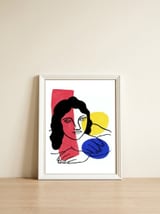 Rêvasser — framed, leaning against the wall thumbnail