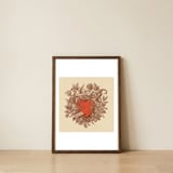 Heart Of Thorns — framed, leaning against the wall thumbnail
