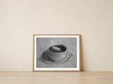 Whale In A Teacup — framed, leaning against the wall thumbnail