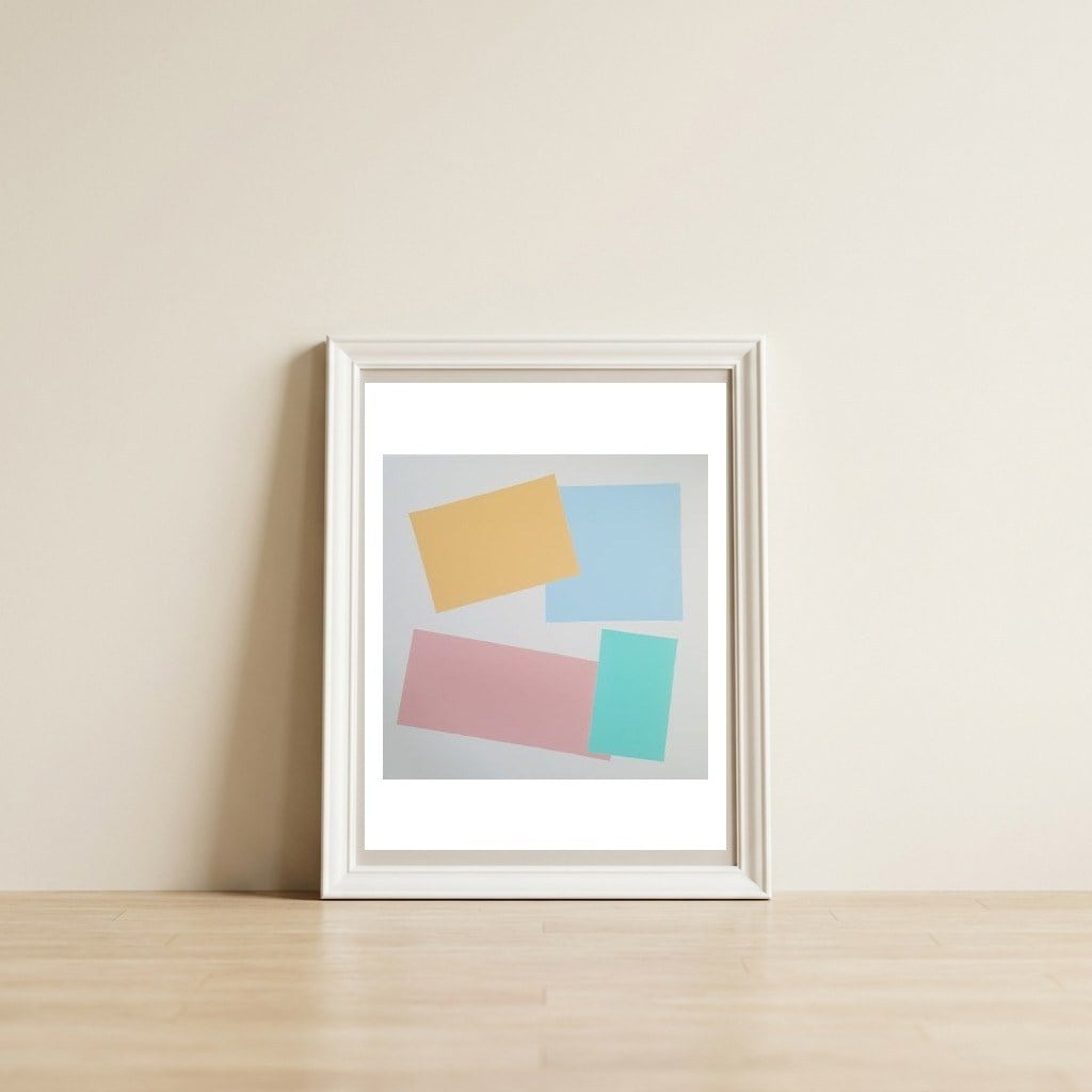 Grey2 — framed, leaning against the wall