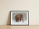 The Ice Age Sucked — framed, leaning against the wall thumbnail