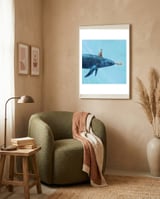 Part Whale framed in a tender room thumbnail