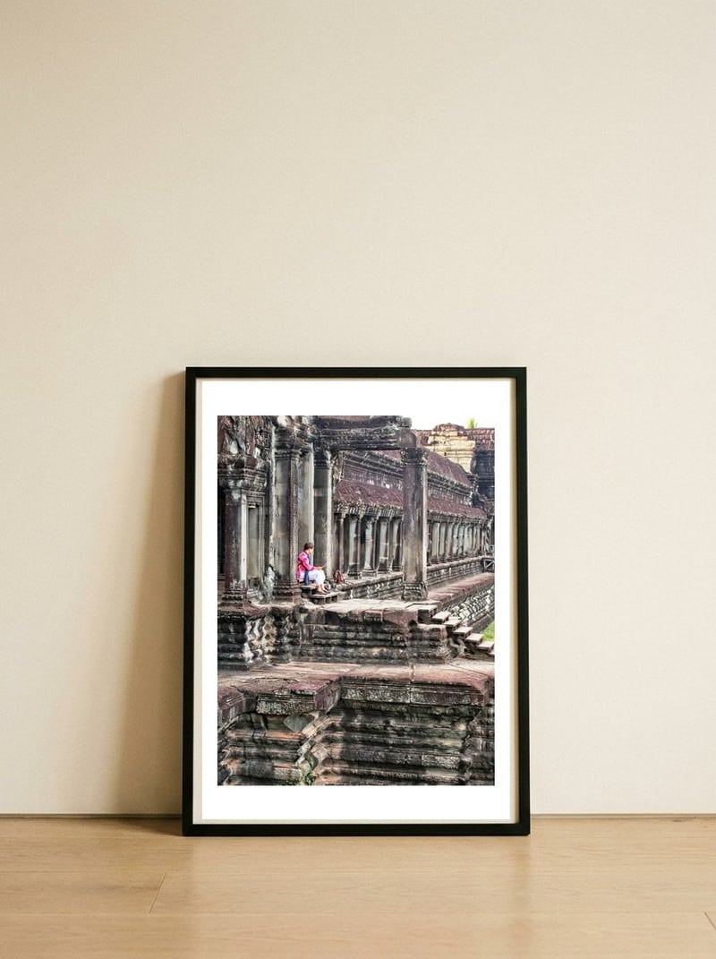 Ankor portrait 1 — framed, leaning against the wall