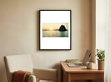 Sunset, Halong Bay framed in a focused room thumbnail