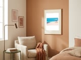 Parasol with shirt framed in a tender room thumbnail