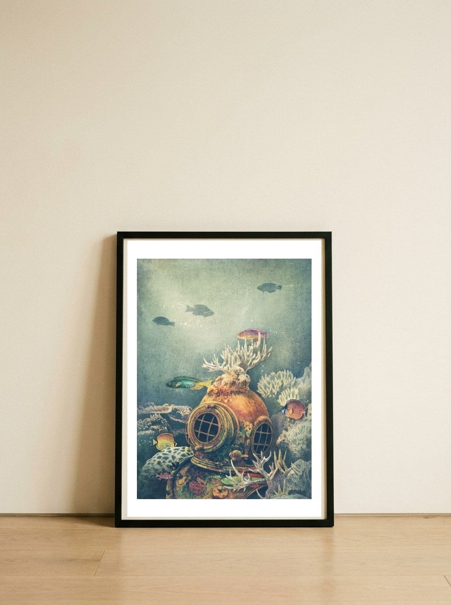 Sea Change — framed, leaning against the wall